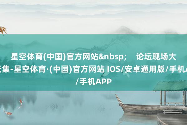 星空体育(中国)官方网站    论坛现场大咖云集-星空体育·(中国)官方网站 IOS/安卓通用版/手机APP